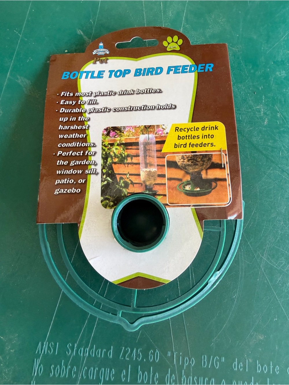 Bottle Top Bird Feeder